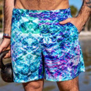 Born Primitive Training Shorts (Fluorescent Reflection-WZA Edition) - Large